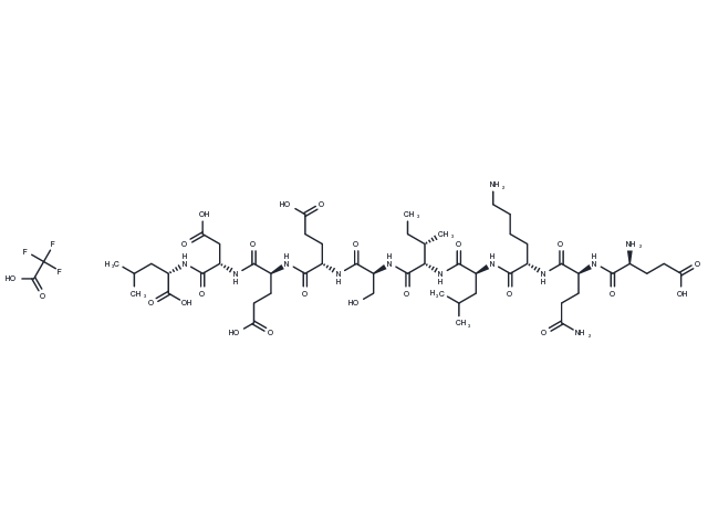 c-Myc Peptide Trifluoroacetate Chemical Structure