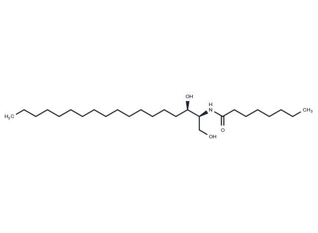 C8 Dihydroceramide Chemical Structure