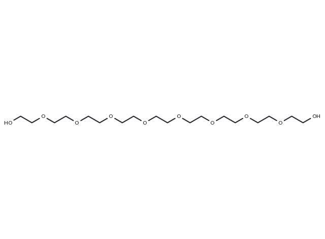 Nonaethylene glycol Chemical Structure