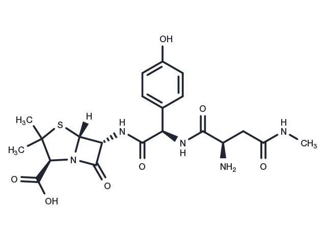 Aspoxicillin Chemical Structure