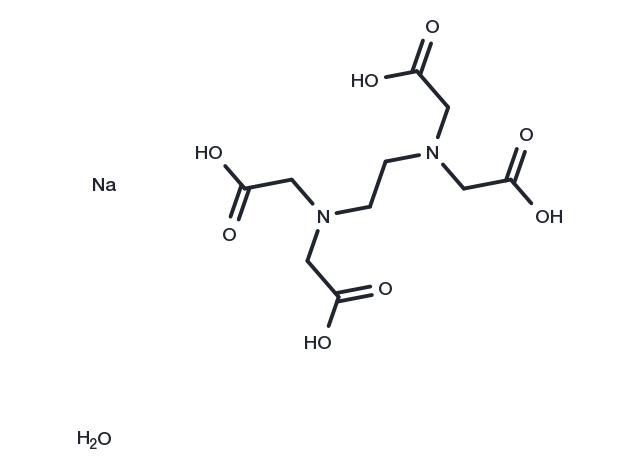 EDTA, Disodium Salt, Dihydrate Chemical Structure
