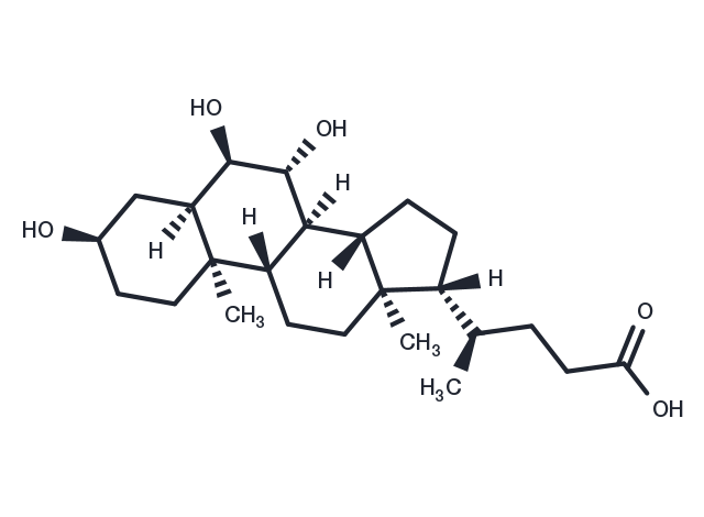 ω-Muricholic Acid Chemical Structure