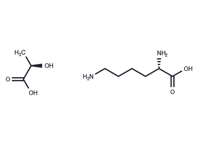 Lysine lactate Chemical Structure