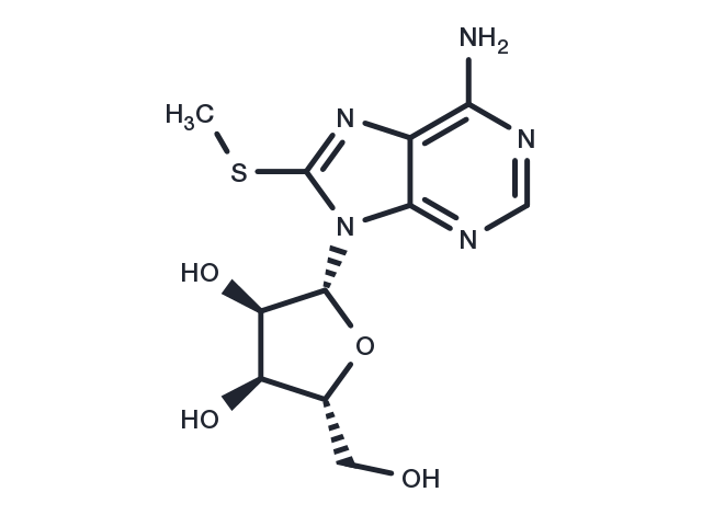 8-Methylthio-adenosine Chemical Structure