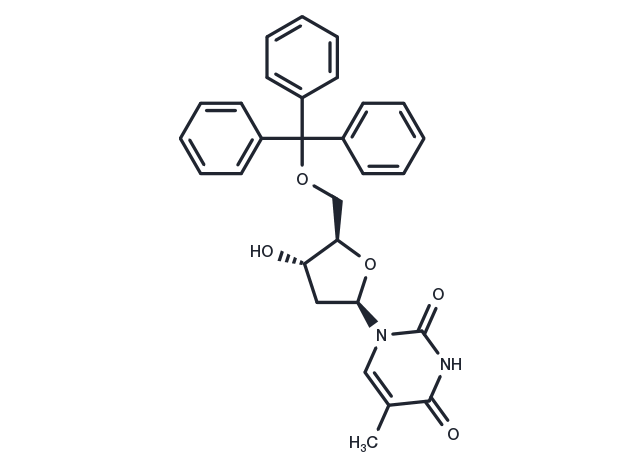 5'-O-Tritylthymidine Chemical Structure