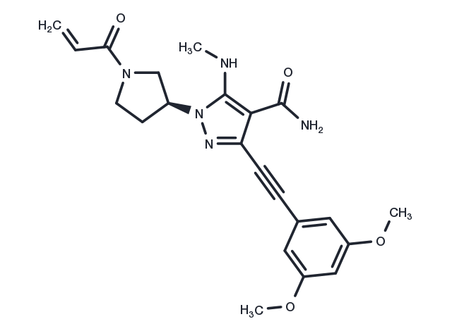Gunagratinib Chemical Structure