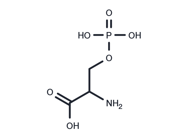 DL-O-Phosphoserine Chemical Structure