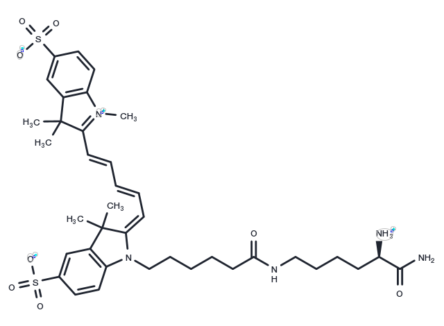 sCy5DL-amide Chemical Structure