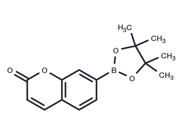 Coumarin Boronic Acid pinacolate ester Chemical Structure