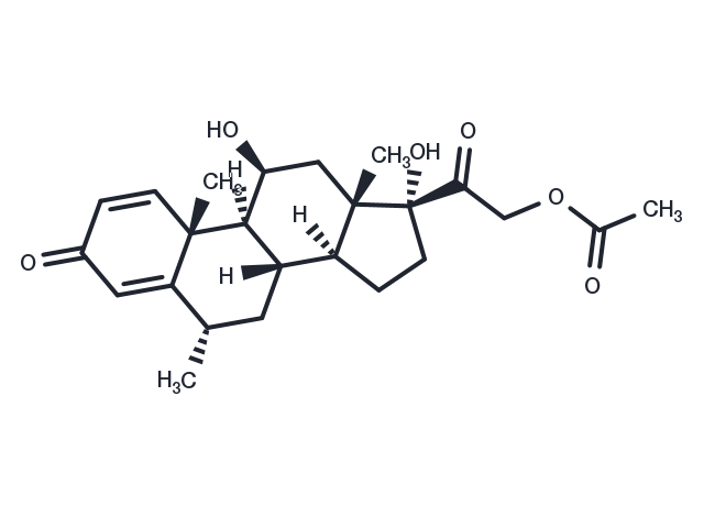 Methylprednisolone Acetate Chemical Structure