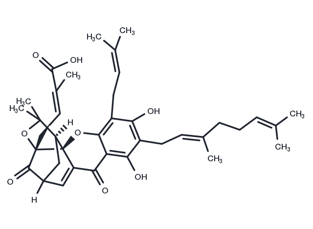 Gambogenic acid Chemical Structure