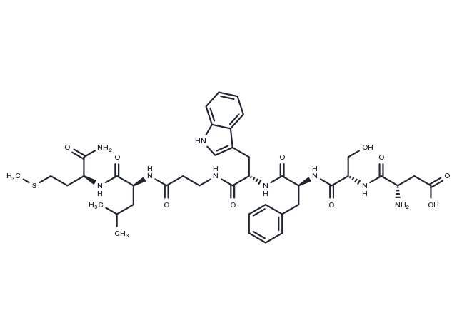 (Trp7,β-Ala8)-Neurokinin A (4-10) Chemical Structure