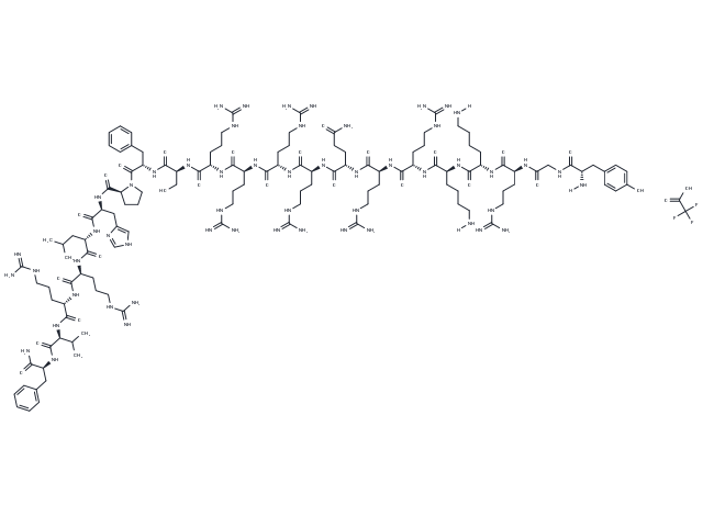 Tat-NTS Peptide TFA Chemical Structure