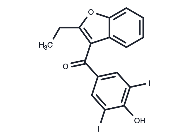 Benziodarone Chemical Structure
