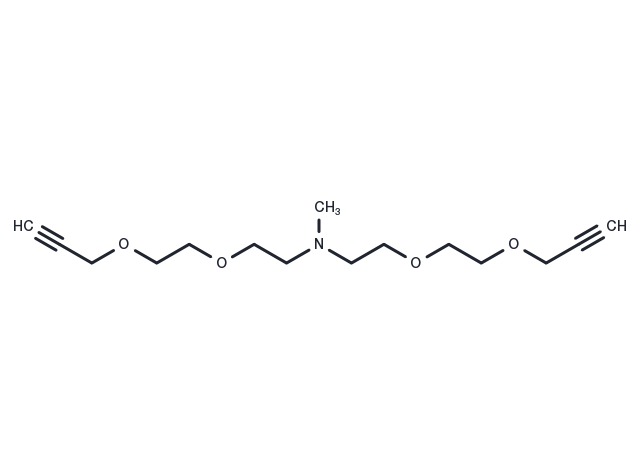 N-Me-N-bis(PEG2-propargyl) Chemical Structure