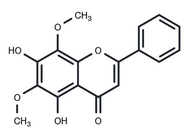 6-Methoxywogonin Chemical Structure