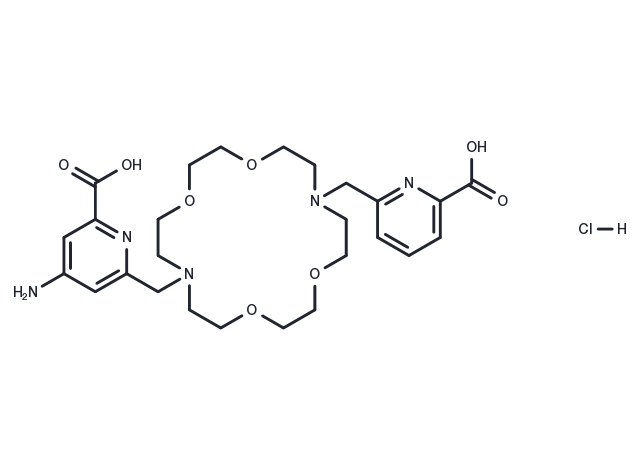 Macropa-NH2 hydrochloride Chemical Structure