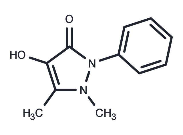 4-Hydroxyantipyrine Chemical Structure
