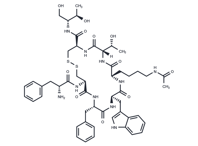 Acetyl-Lys5-octreotide Chemical Structure