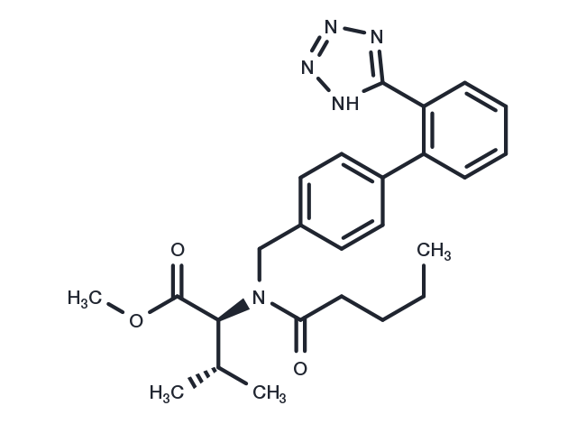 Valsartan Methyl Ester Chemical Structure