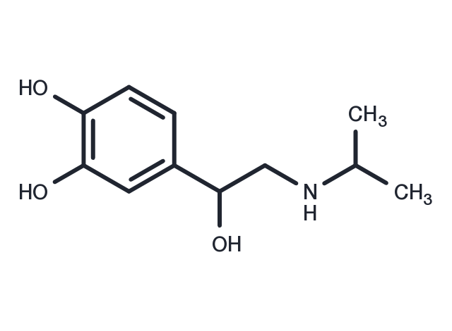 Isoproterenol Chemical Structure