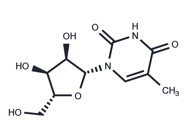 5-Methyluridine Chemical Structure