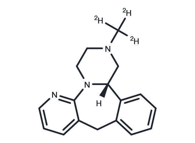 (S)-Mirtazapine D3 Chemical Structure
