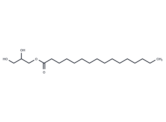 1-Monopalmitin Chemical Structure