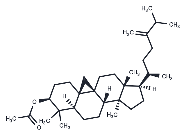 24-Methylenecycloartanol acetate Chemical Structure