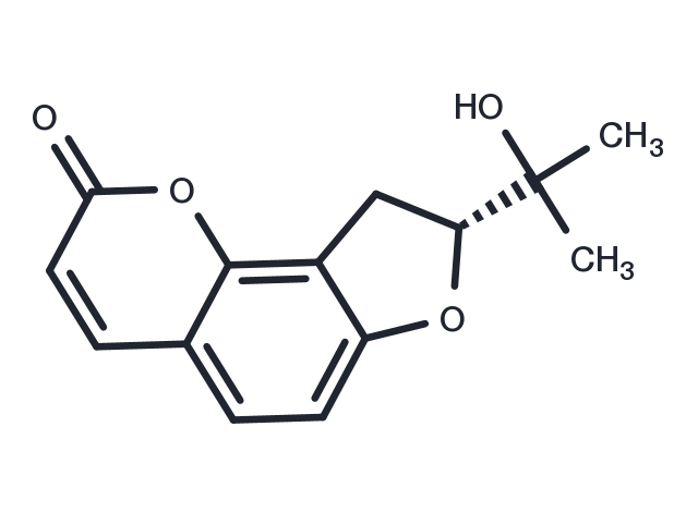 (R)-(-)-Columbianetin Chemical Structure