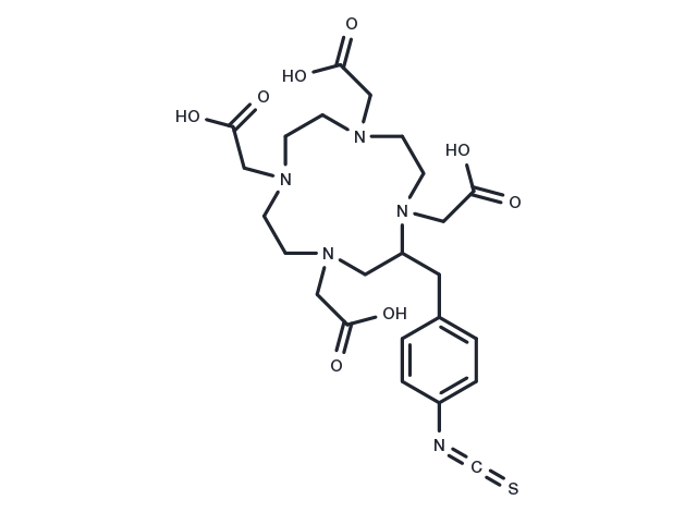 P-SCN-Bn-DOTA Chemical Structure