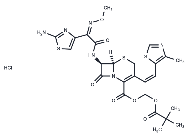 Cefditoren Pivoxil HCl Chemical Structure