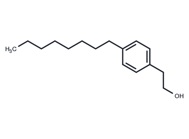 Benzeneethanol, 4-octyl Chemical Structure