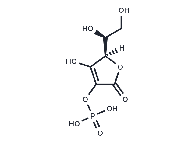 L-Ascorbic acid 2-phosphate Chemical Structure
