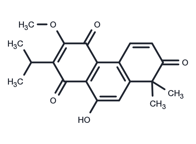 Agastaquinone Chemical Structure