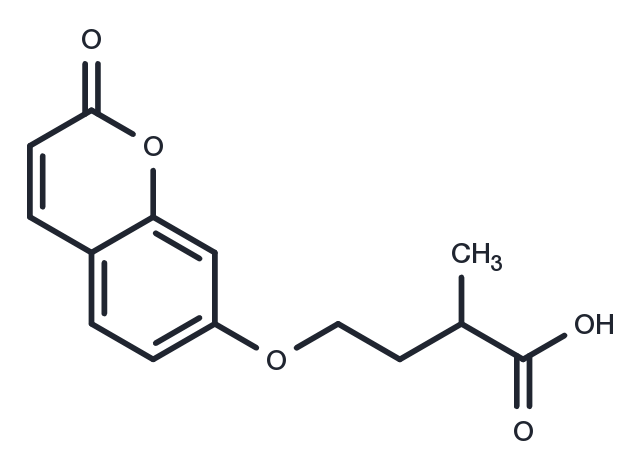 7-(3'-Carboxybutoxy)coumarin Chemical Structure