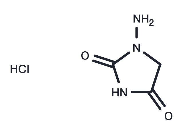 1-Aminohydantoin hydrochloride Chemical Structure