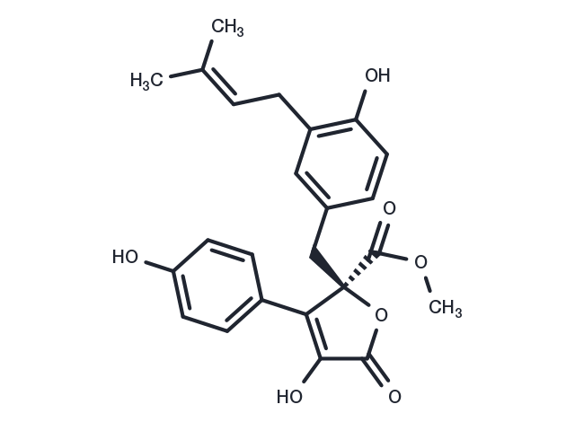 Butyrolactone I Chemical Structure
