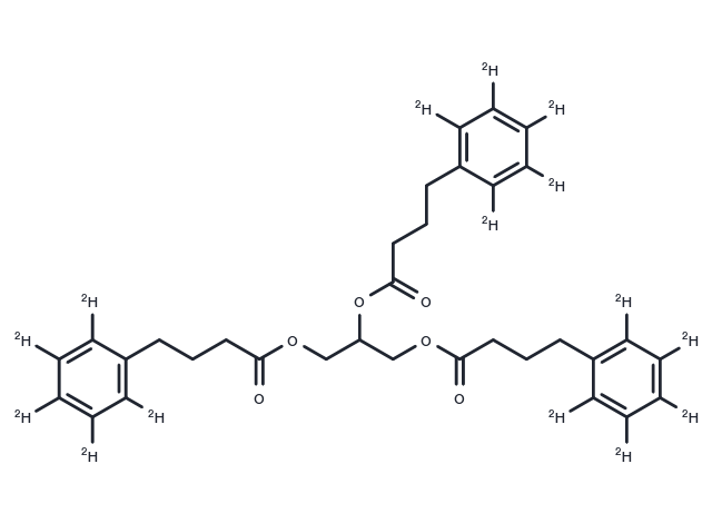 Glycerol phenylbutyrate-D15 Chemical Structure