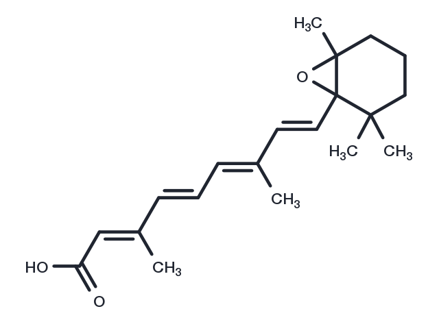 all-trans-5,6-epoxy Retinoic Acid Chemical Structure