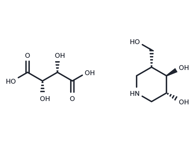 Afegostat D-Tartrate Chemical Structure