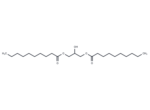 1,3-Didecanoylglycerol Chemical Structure