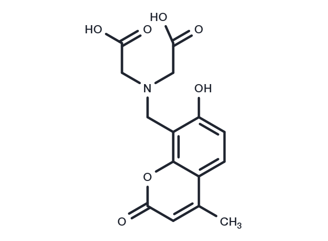 Calcein Blue Chemical Structure