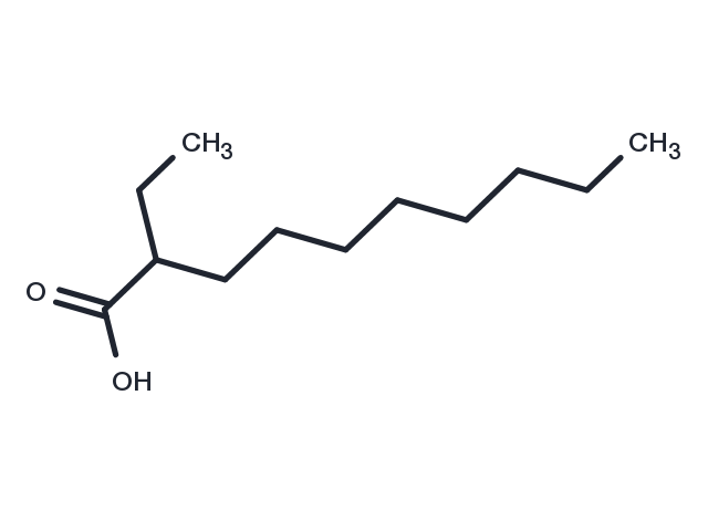 Decanoic acid, 2-ethyl- Chemical Structure