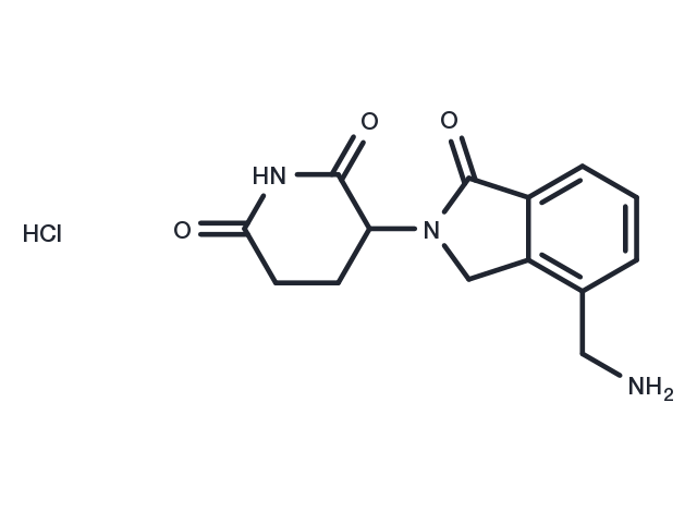 Lenalidomide-4-aminomethyl hydrochloride Chemical Structure