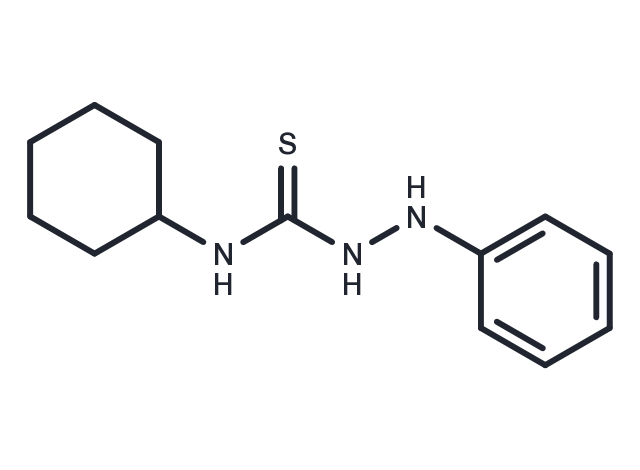 4-Cyclohexyl-1-phenylthiosemicarbazide Chemical Structure