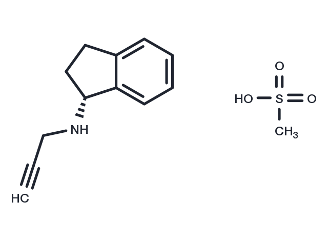 Rasagiline Mesylate Chemical Structure