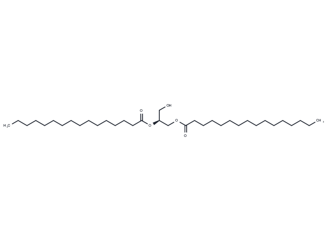 1,2-Dipalmitoyl-sn-glycerol Chemical Structure
