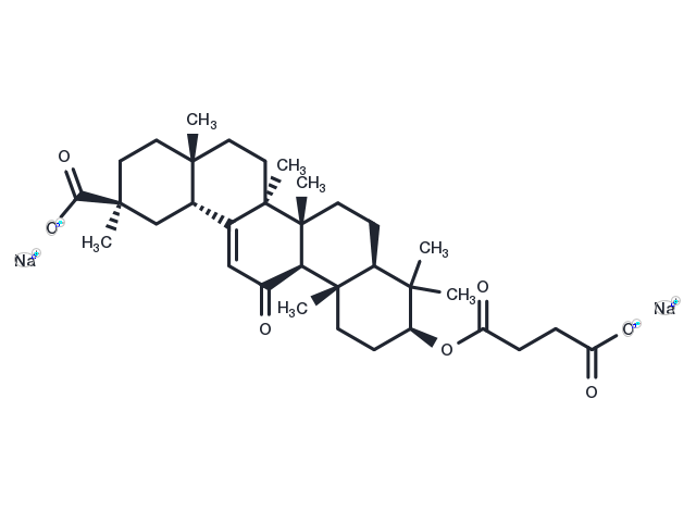 Carbenoxolone disodium Chemical Structure