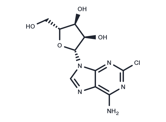 2-Chloroadenosine Chemical Structure